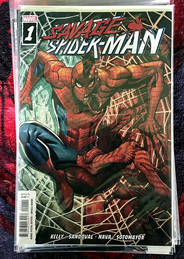 Savage Spider-Man #1-5 série complète, #1 Bagley Variant NM