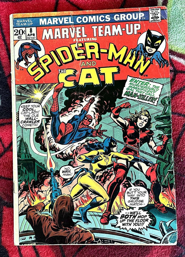 Marvel Team-Up #8 Spider-Man-The Cat READER Copy