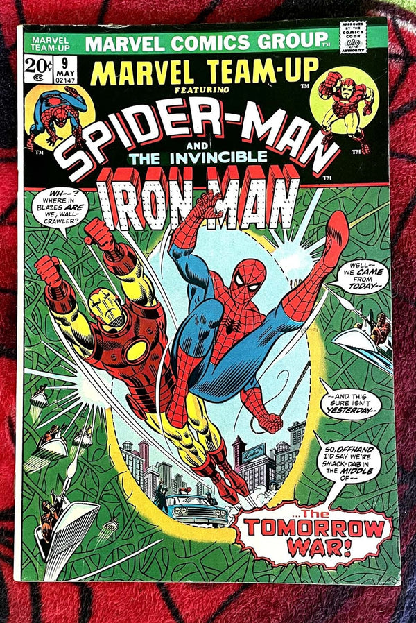 MARVEL TEAM UP v.1 #9 &amp; 110 Spider-Man et Iron Man VF