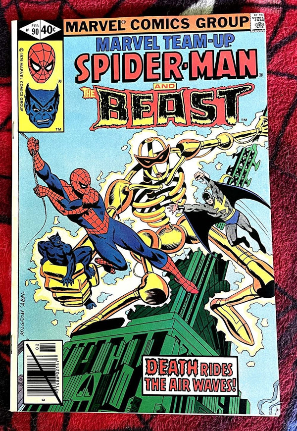 Marvel Team up(vol.1)-#90 Spider-Man and The Beast F-VF