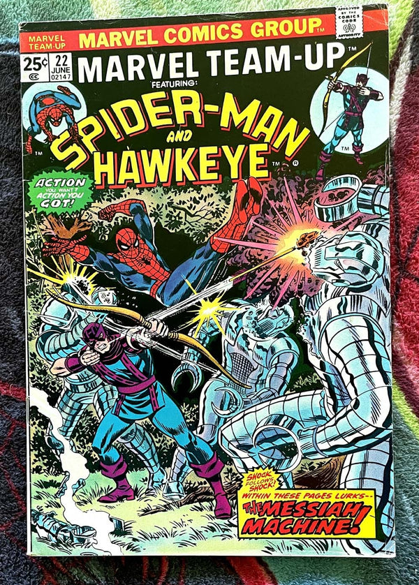 Marvel Team-Up #22 Hawkeye F-VF