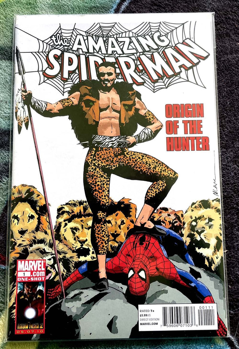 The Amazing Spider-Man Origin of the Hunter VF-NM