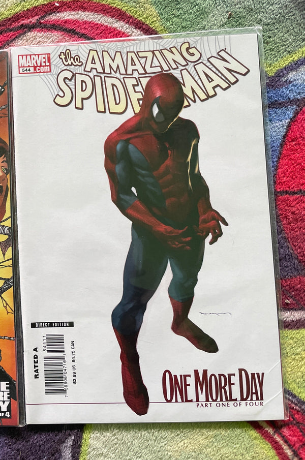 THE AMAZING SPIDER-MAN #544 VF variante ONE MORE DAY