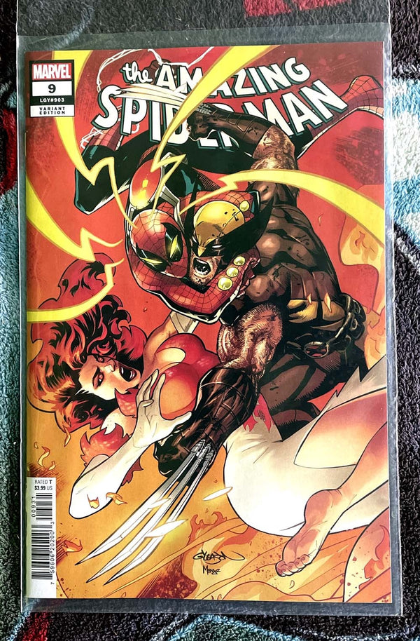 The Amazing Spider-Man #9 Gleason Wolverine Variant NM