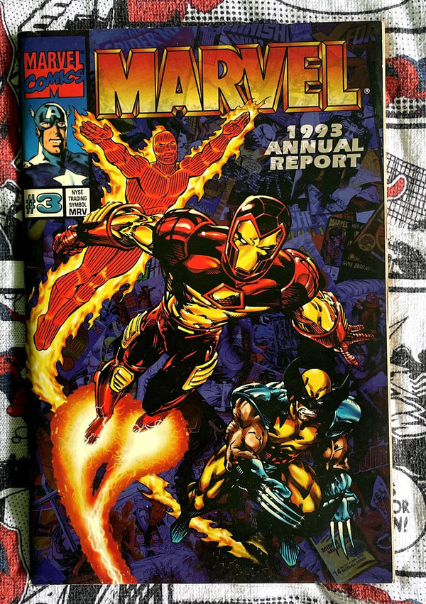 Marvel 1993 Annual Report #3 Comic  VF  VF