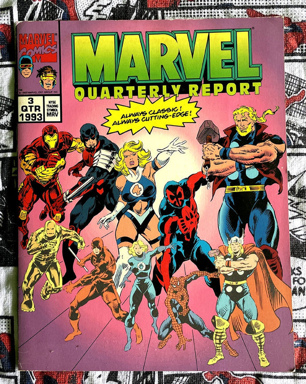 Marvel Quarterly Report 1993- #3   VF