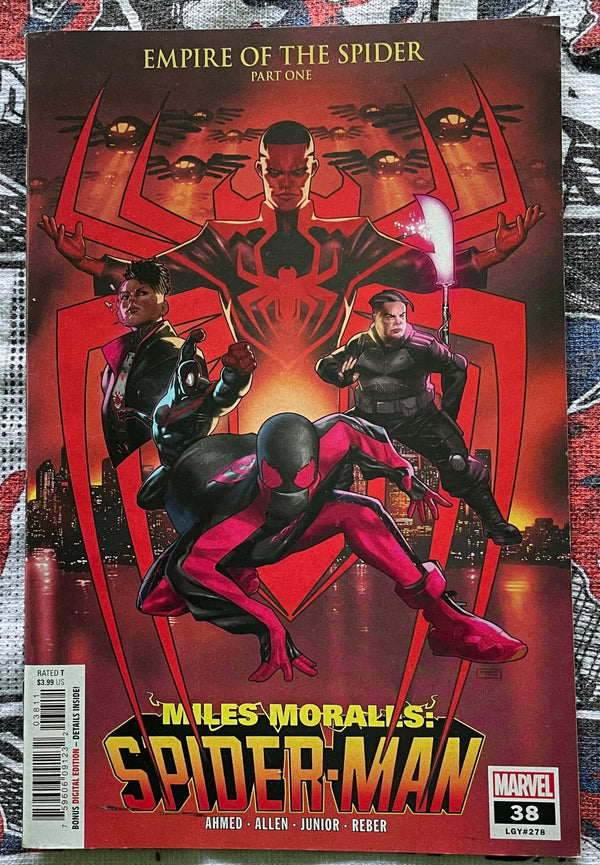 Miles Morales: Spider-Man #38-42/variant VF-NM Empire of the Spider
