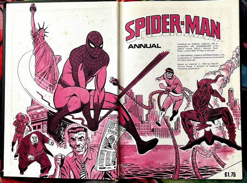 Marvel presents The Spider-Man Annual-1979-F-VF  HARDBACK
