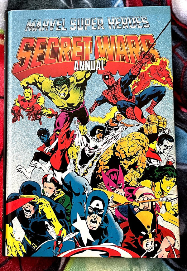 Marvel UK- Marvel Super Heroes Secret Wars Annual-1985-Hardback -VF