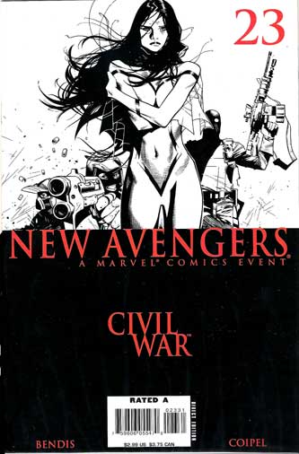 Nouveaux Avengers # 23 Coipel Sketch Variante NM