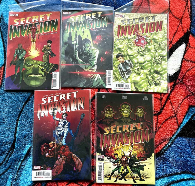 SECRET INVASION #1-5,The New Avengers #38-47-one shots,variants NM