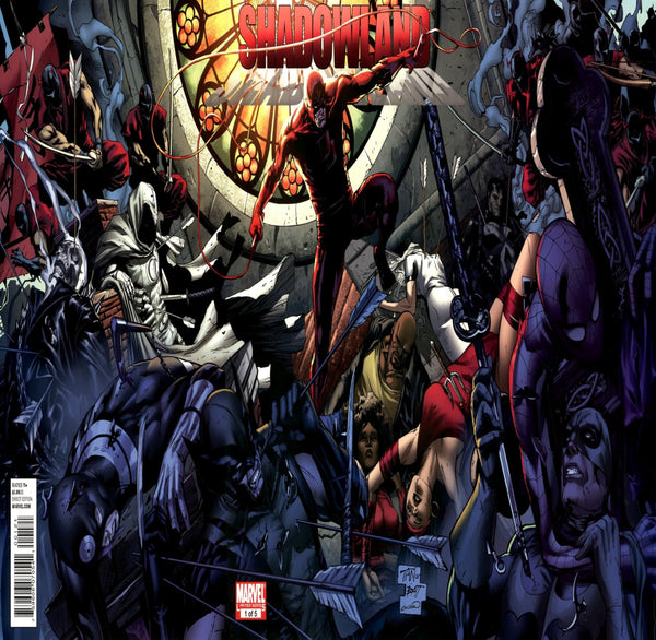 Daredevil Shadowland #1 Variante-2-5 exécution complète -NM