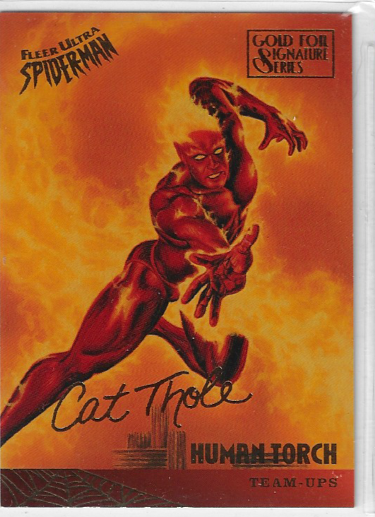 1995 Fleer Ultra Spider-Man  Gold Foil Signature 9 card set NM