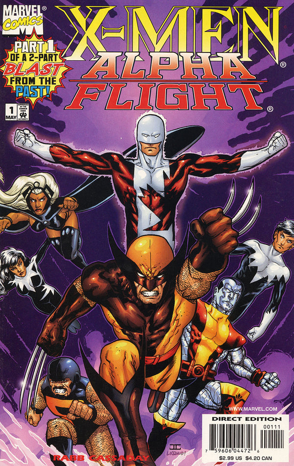 X-Men/Alpha Flight 2 part mini series VF