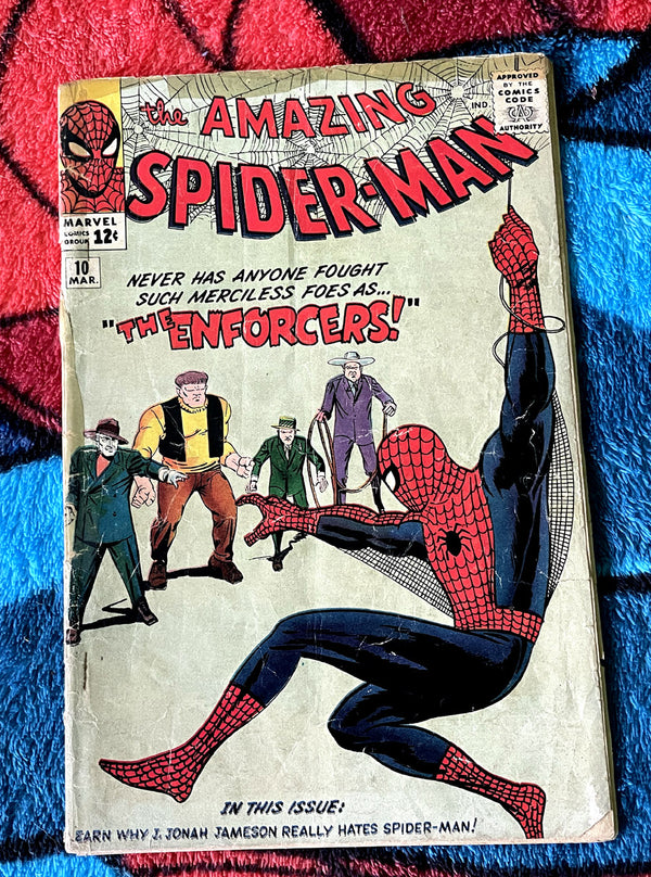 The Amazing Spider-Man #10-1st Enforcers 3.0   Marvel Silver Age