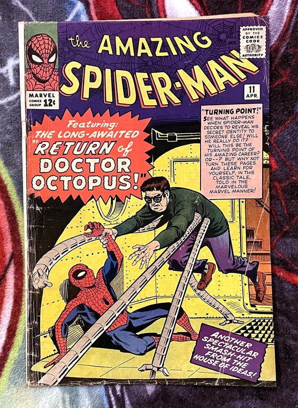 The Amazing Spider-Man #11-2nd Doc Ock  4.0  Marvel Silver Age