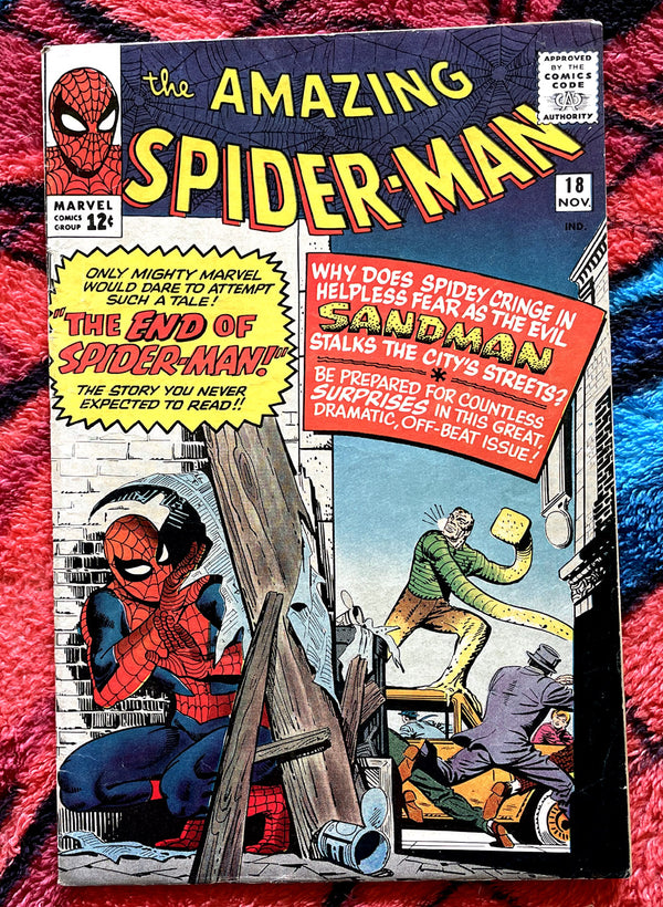 The Amazing Spider-Man #18- the End of Spider-Man  5.0  Marvel Silver Age