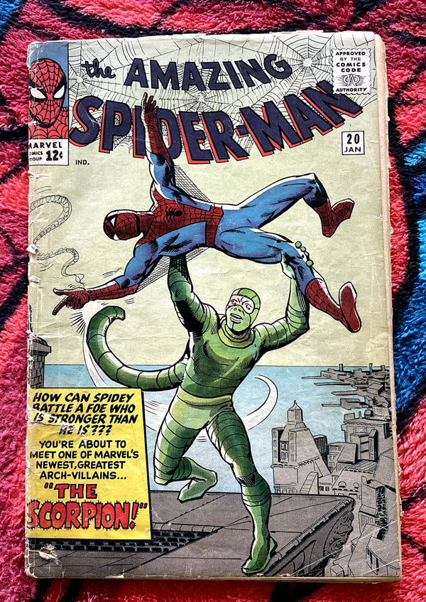 L'Amazing Spider-Man #20-1er Scorpion 2.0 Marvel Silver Age