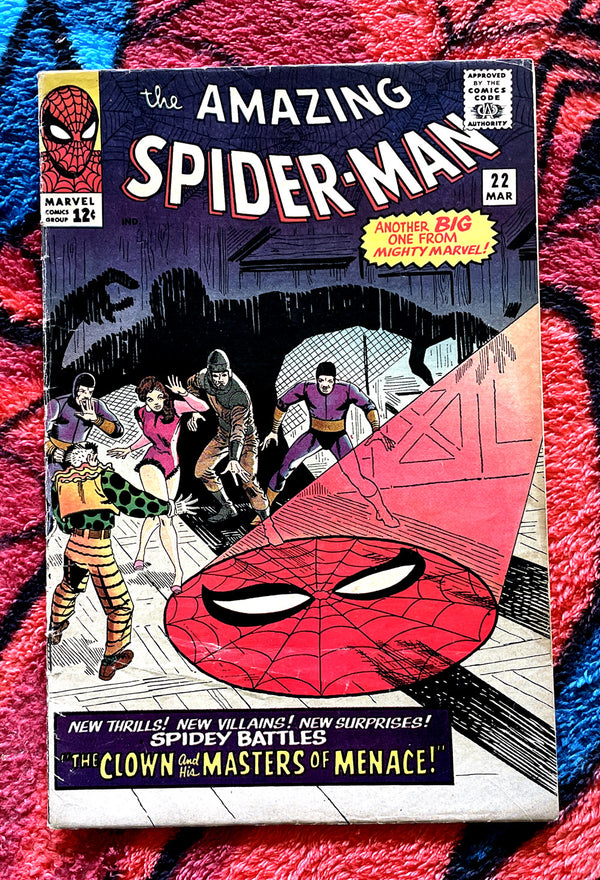 The Amazing Spiderman #22 Circus of Crime  3.5 Marvel Silver Age