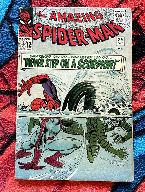 L'Amazing Spider-Man #29 - 2ème Scorpion-3.5-Marvel Silver Age