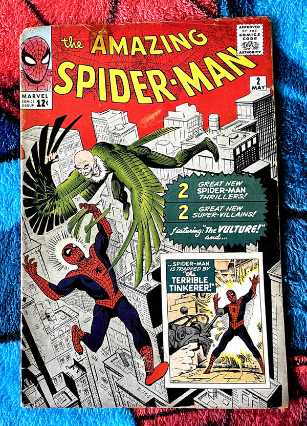 The Amazing Spider-Man #2-1er Vautour 2.5 grade Marvel Silver Age