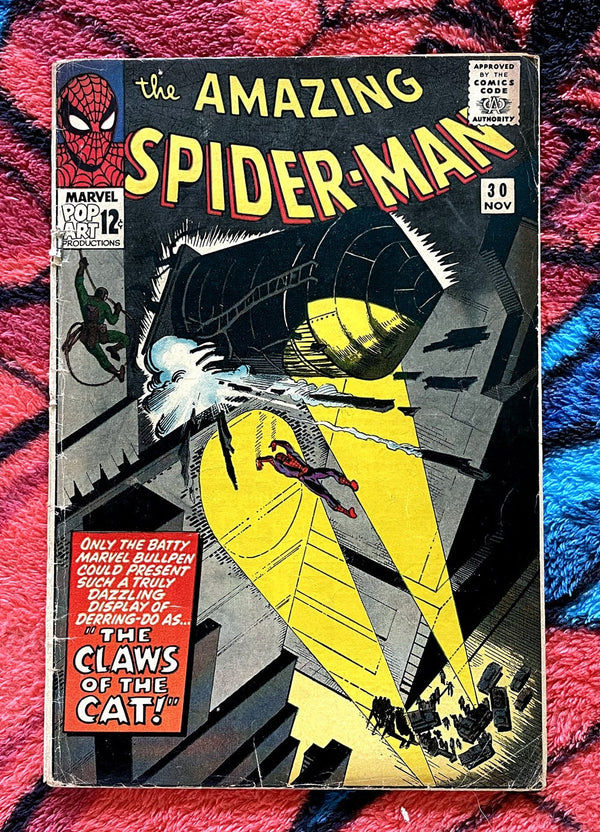 The Amazing  Spider-Man #30-Claws of the Cat -3.0-Marvel Silver Age