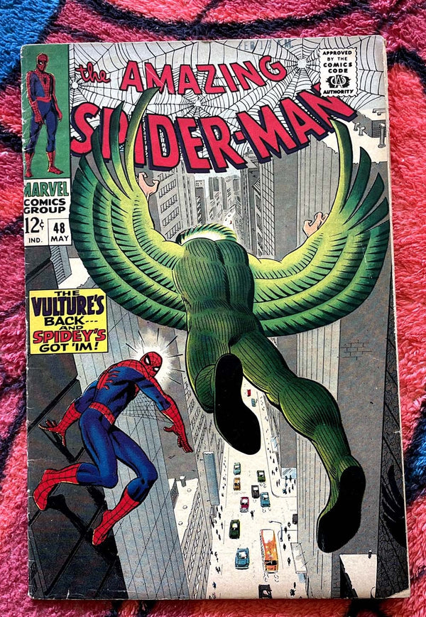 THE AMAZING SPIDER-MAN #48- GD 4.5-  New Vulture-Marvel Silver Age