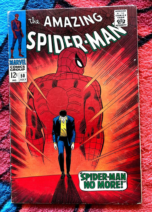 THE AMAZING SPIDER-MAN #50- GD 4.5-   Marvel Silver Age