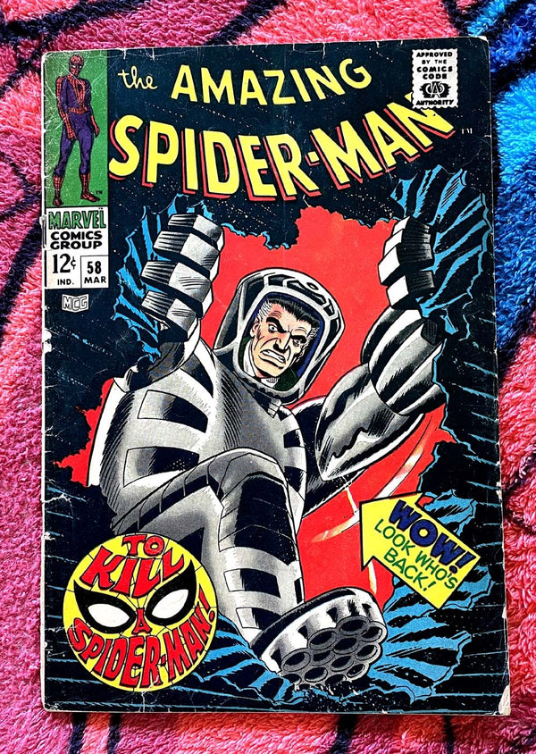 THE AMAZING SPIDER-MAN #58- GD 3.0-Marvel Silver Age