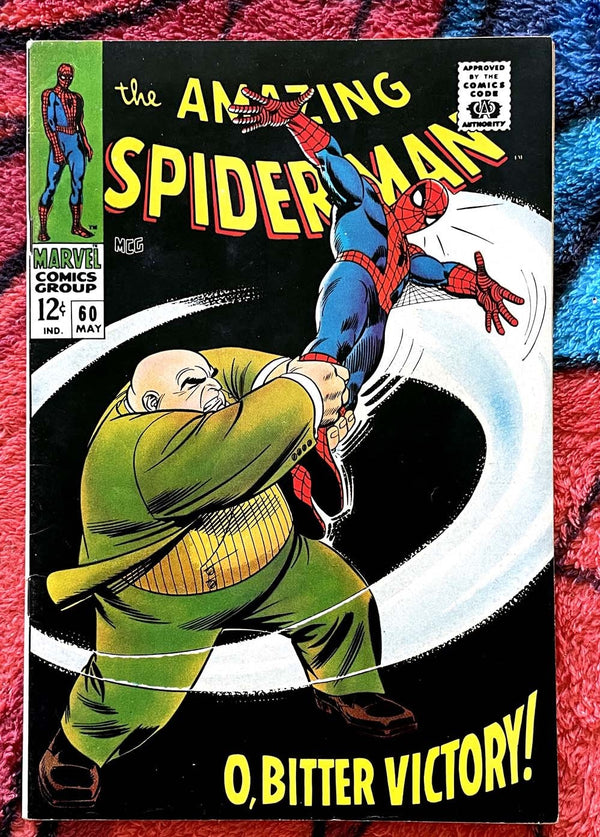 L'AMAZING SPIDER-MAN #60- GD 8.0 -Kingpin-Marvel Silver Age