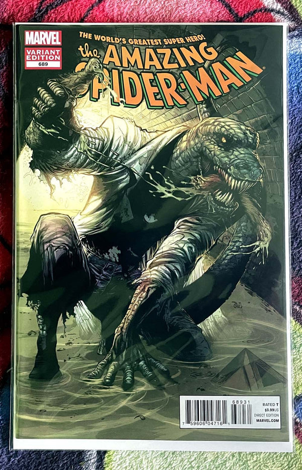 The Amazing Spider-Man #689-Lizard Variant  NM