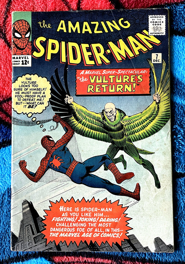 The Amazing Spider-Man #7- 2nd appearance of The Vulture  4.5 Marvel Silver Age
