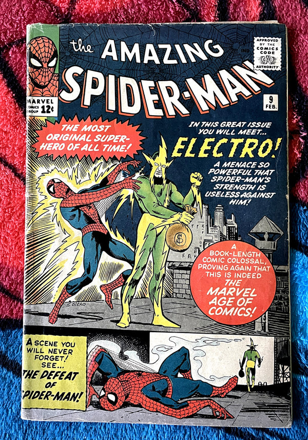 The Amazing Spider-Man #9-1st Electro 4.0  Marvel Silver Age
