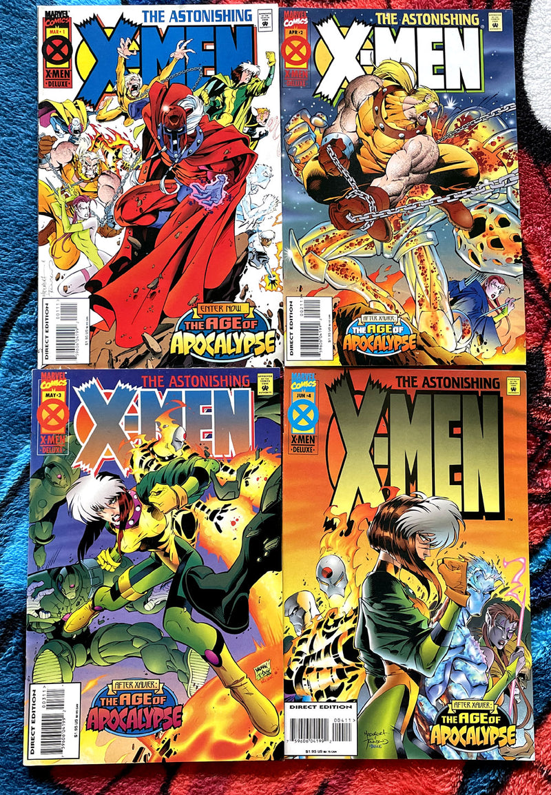 Astonishing X-Men 1, 2, 3, 4 - Age of Apocalypse   VF-NM