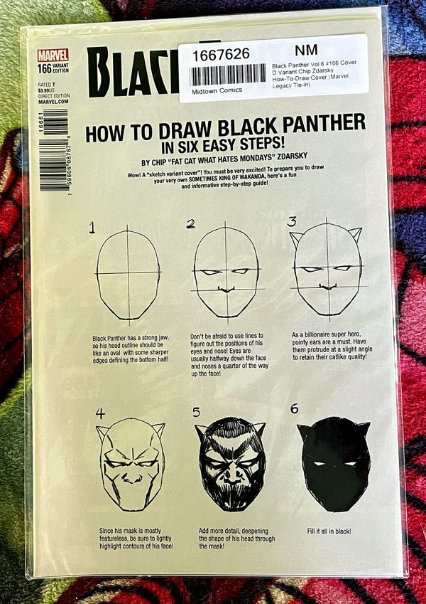 BLACK PANTHER #166 VARIANT NM