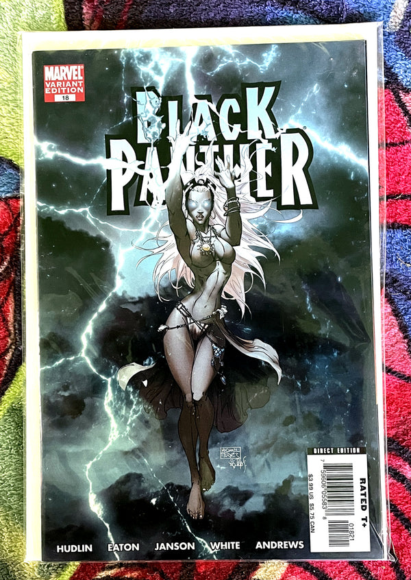 Black Panther #18 Michael Turner Storm Variante, Mariage NM