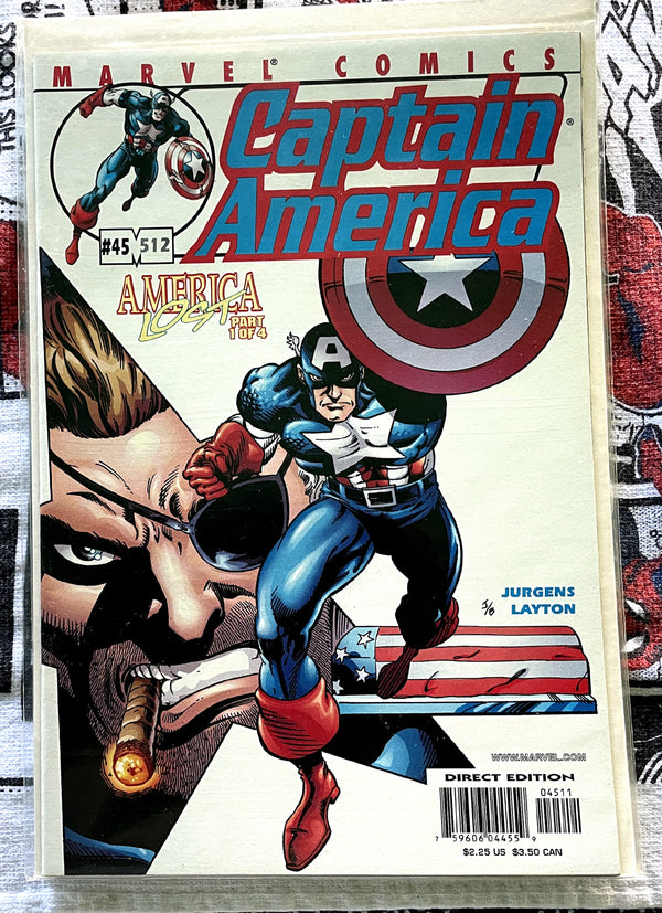 Captain America #45-48 America Lost full run NM