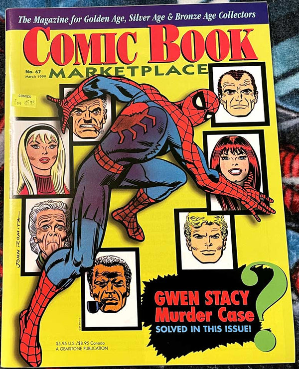 1999 COMIC BOOK MARKETPLACE #67-VF-NM Spider-Man / Gwen Stacey Murder Solved