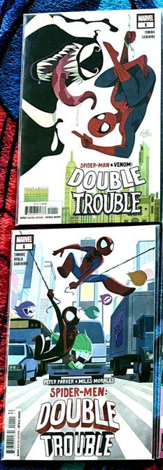 Double Trouble Spider-man Venom Miles Morales NM complete full run Lot