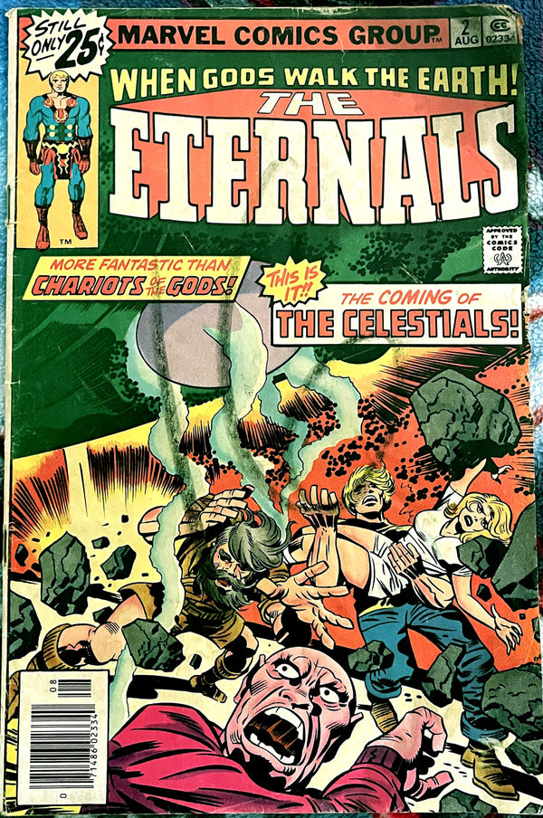 Marvel Bronze Age-The Eternals #2-Reader copy-1st Celestials