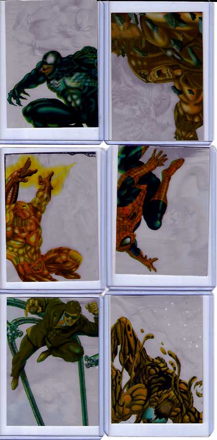 1995 Fleer ULTRA Spider-Man Holoblast 6 jeu de cartes !