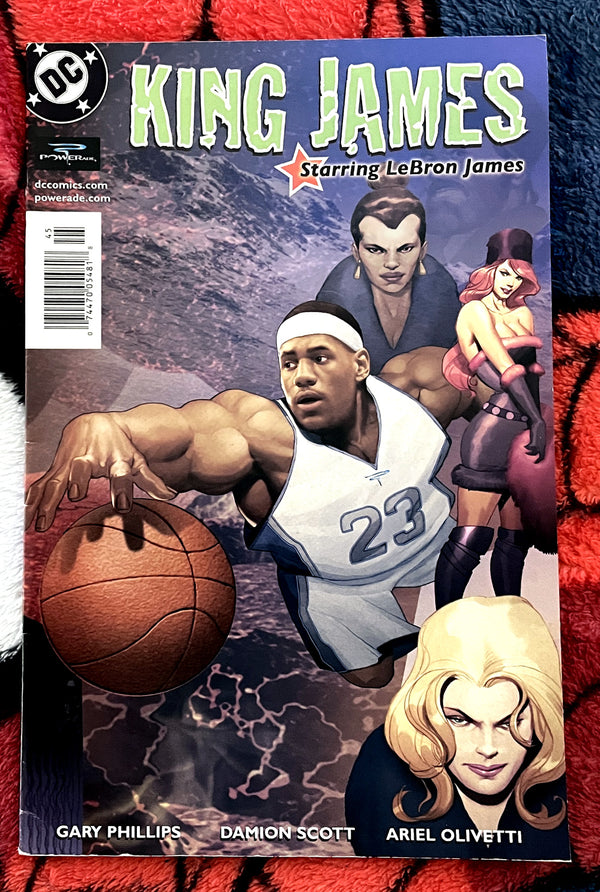 DC COMICS KING JAMES starring  LEBRON JAMES #1  and Variant VF-NM