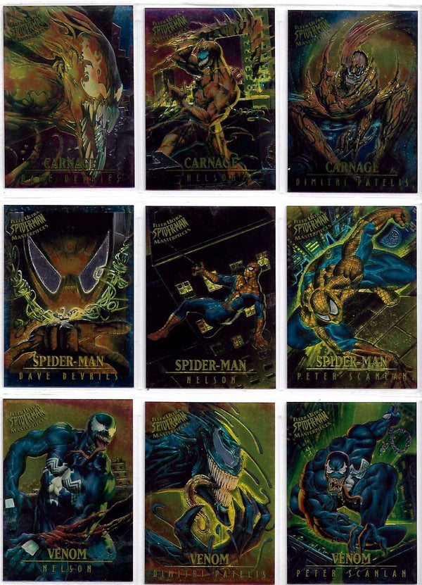 1995 Fleer ULTRA Spider-Man CHASE INSERT CHEF-D'ŒUVRE 9 Jeu de cartes !