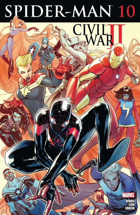 Spider-Man #10 NM-Civil War II-featuring Miles Morales