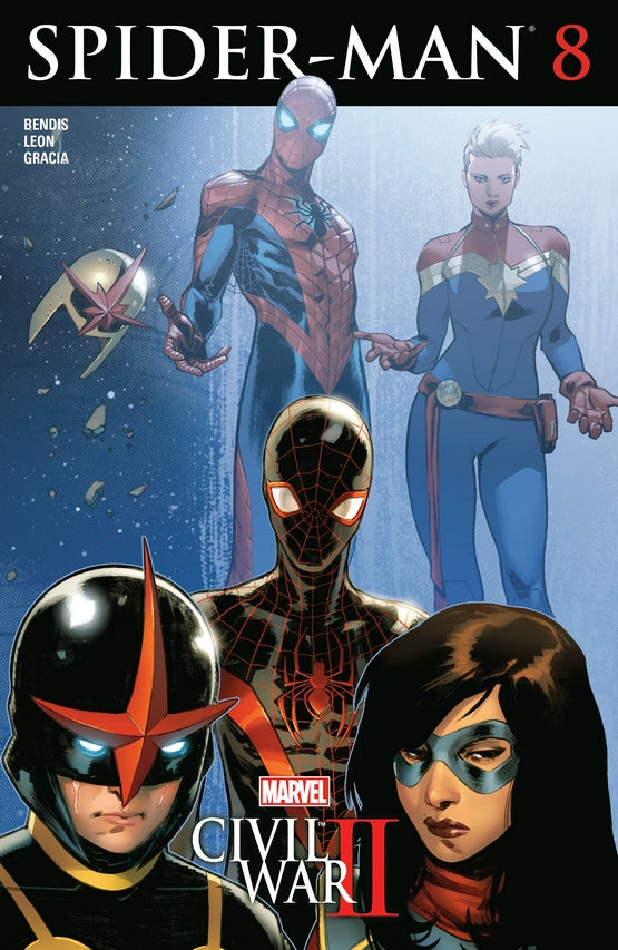 Spider-Man #8 NM-Civil War II-featuring Miles Morales