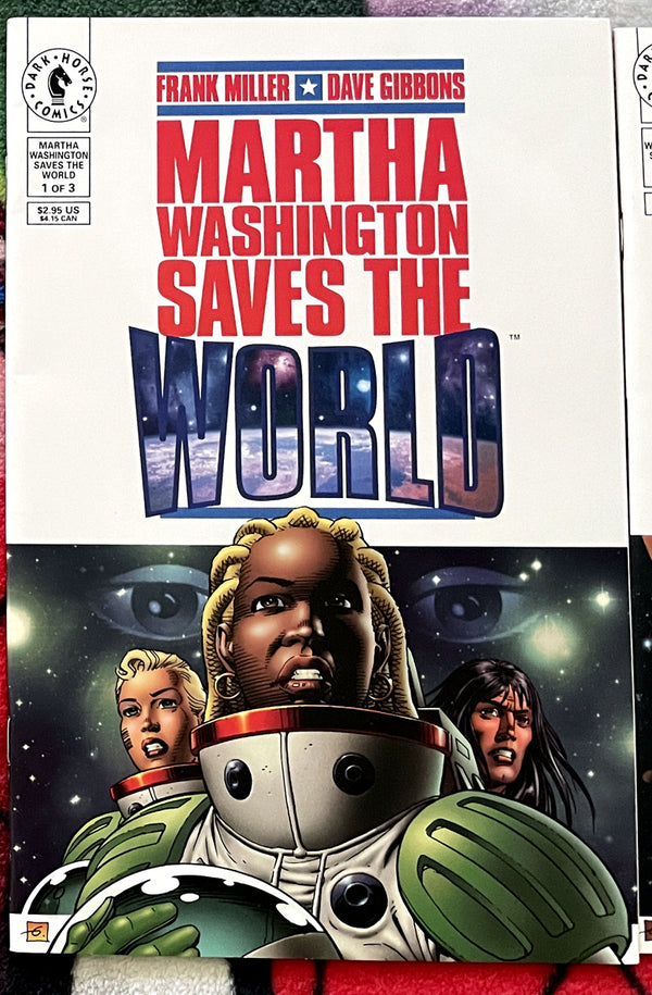 Martha Washington Saves the World #1,2,3 full run complete VF-NM
