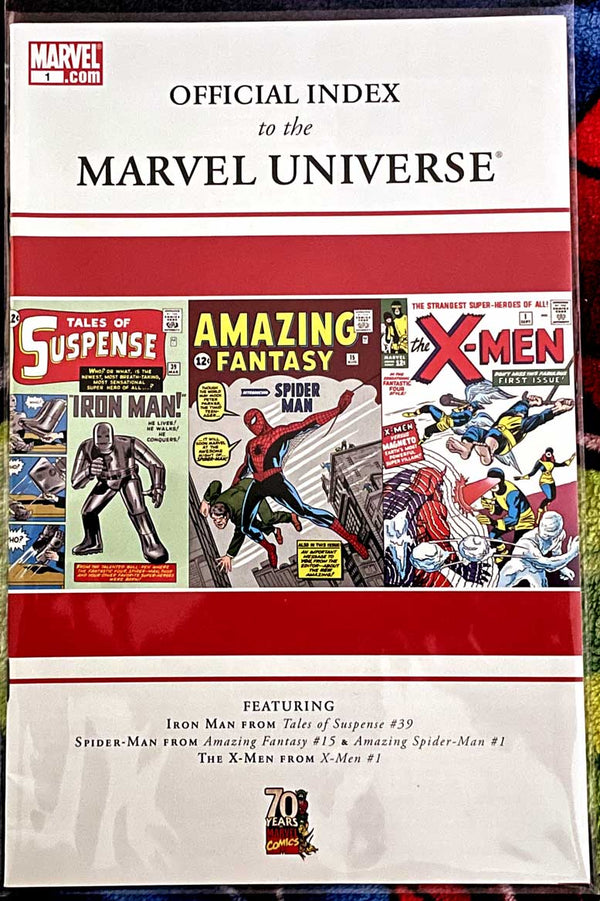 Official Index to the Marvel Universe #1-14 full run M/NM