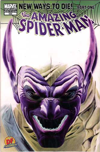 Amazing Spider-Man #568 Variante des forces dynamiques négatives COA NM