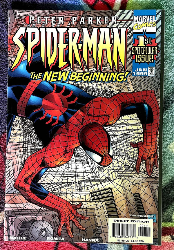 Peter Parker Spider-Man #1 VF-NM  The New Beginning NM