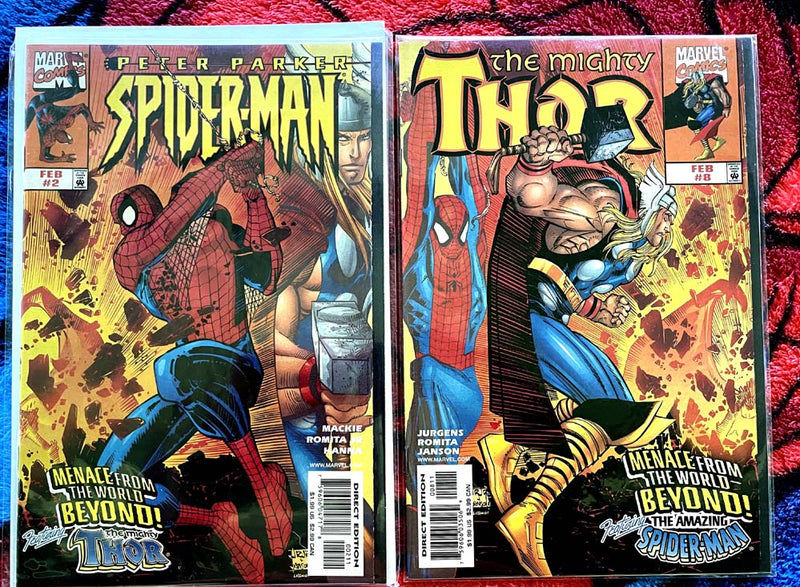 Peter Parker Spider-Man #2/Le puissant Thor #8 NM